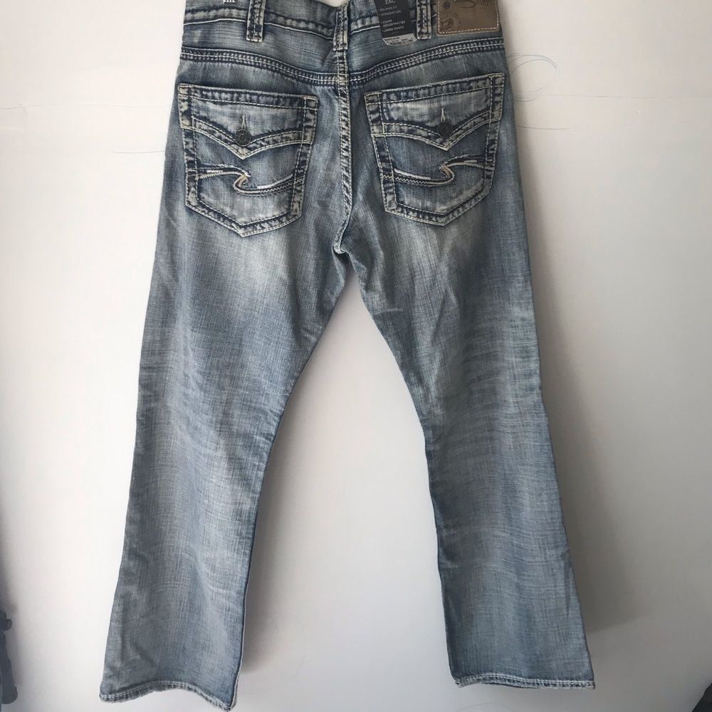 New Silver Zac Relaxed Fit Jeans
